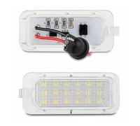 Lámpara Luz Matrícula Para Ford Para Focus Para 5D Para Fiesta Para Mondeo Para MK4 Para C-max 2 Uds Luz LED Placa Matrícula Lámpara Blanca Automóvil