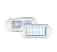 Lámpara Luz Matrícula Para Volvo 850 940 960 Para S90 Para 4D Para Salón Para Sedán 2 Uds Luz De LED Para Placa Matrícula Blanca