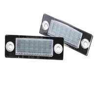 Lámpara matrículaTrasera 2 Uds Luces LED Para Placa De Matrícula Para Skoda Para Super 2002 2003 2004 2005 2006 2007 2008 Luz Placa Auto