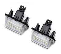 Lámpara matrículaTrasera Luces LED Blancas Matrícula Luces En Forma Número Para Citroen Para C3 Para C4 Para C5 Para BERLINGO 2002 2003 2004 2005 2006 2007 2008 2009 Luz Placa Auto