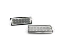 Lámpara matrículaTrasera Luz LED Blanca Para Matrícula Coche Lámpara Placa Matrícula Para Hummer Para H2 2003 2004 2005 2006 2007 Luz Placa Auto