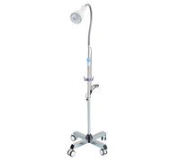 Lámpara Médica LED De 28 W, Lámpara De Examen Quirúrgico Móvil con Ruedas, Luz De Cuello De Cisne Flexible con Altura Ajustable, for Cirugía