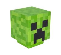 Lámpara de Escritorio Creeper Minecraft - Lámpara Oficial con Sonidos, Luz Nocturna para Niños