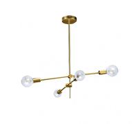 Lampara de techo metal color dorado serie jerusalen 71cm
