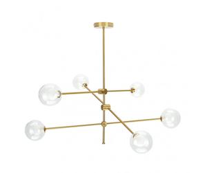 Lampara modelo jerusalen de 6xg9 bronce fabrilamp