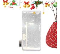 Lámpara navideña: lámpara de noche pequeña e interactiva, artesanía decorativa navideña | Lámparas de calle nocturnas nevadas, luz nocturna para cumpleaños, novia, amante, hogar, dormitorio, mesa