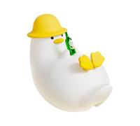 Lámpara nocturna con forma de pato, 3 niveles, ajustable, recargable, temporizador de 30 minutos, lámpara de mesita de noche, luz para la habitación de los niños, dormitorio de universidad