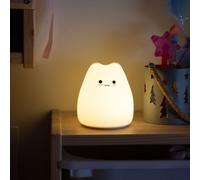 Lampara Nocturna de Mesa LED Infantil quitamiedos y Recargable Cat | Greenice
