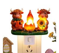 Lámpara Nocturna de Pared de Pascua | Decoración primaveral luminosa,Luz de Enchufe de Pascua | para Hogar, Apartamento, Dormitorio, Salón, Baño, Cocina, Casa de Campo