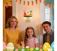 Lámpara Nocturna de Pared de Pascua,Decoración primaveral luminosa | Luz Nocturna de Enchufe de Pared | para Hogar, Apartamento, Dormitorio, Salón, Baño, Cocina, Casa de Campo