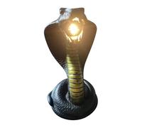 Lámpara nocturna de serpiente aterradora | Lámpara nocturna con forma de serpiente gótica alimentada por USB, para mesilla de noche coleccionable, decoración de dormitorio, oficina, casa