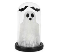 Lámpara nocturna Ghost in Dome - LED cálido a pilas - para decoración de repisas de chimenea o mesas