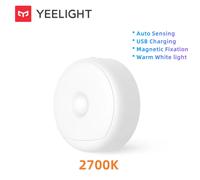 Lámpara nocturna LED con sensor de movimiento YEELIGHT, luz blanca cálida de 2700K, con detección automática, recargable, ideal para dormitorios y armarios. Yeelight night Light