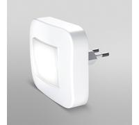 Lámpara nocturna LED para enchufe LUNETTA HALL de OSRAM, blanca, con sensor