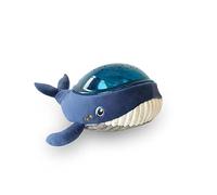 Lámpara nocturna luminosa y musical Pabobo x Kid Sleep, para niños y bebés, peluche con forma de ballena, proyector de agua, nómada, lámpara, techo, Aqua Dream, azul