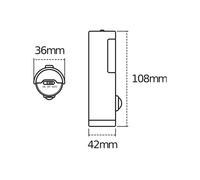 Lámpara nocturna NIGHTLUX TORCH de OSRAM, blanca, sensor, batería IP54