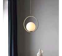 Lámpara nórdica Duradera de una Sola Cabeza, Pasillo Minimalista Moderno, Pasillo, Porche, Barra de luz, lámpara pequeña, Personalidad, lámparas de Cobre Creativas, lámpara de araña, Sombra de luz