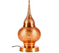 Lámpara Oriental De Mesa De Latón Para Iluminación De Sala