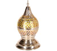Lámpara Oriental De Mesa De Latón Para Iluminación De Sala