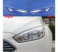 LáMpara Pantalla Para Ford Para Focus 2015 2016 2017 Cubierta Faro Delantero Automóvil Pantalla Lámpara Carcasa Lente Vidrio(Left and Right)