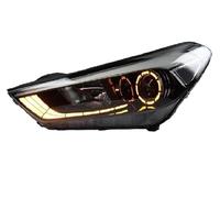 LáMpara Pantalla Para Hyundai Para Tucson IX45 2015-2018 Faros DRL LED Bi Xenon Bombilla Luces Antiniebla(No bulb inside)