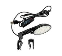 Lámpara para Acuario, Lámpara Impermeable con Pinza y Antideslumbrante, Pequeña Luz LED Con Efecto De Cuatro Colores, para Propietarios, Principiantes, Entusiastas, Cafetería, Dormitorio y Salón