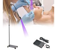 LáMpara Para Extensiones De PestañAs, LáMpara Con Pedal, Secado RáPido En 2-3 Segundos, Secador De UñAs Led, Ideal Para TéCnicos Profesionales De PestañAs, Salones De Belleza Y Estudios.,Black