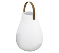 Lámpara para exterior con altavoz Kurby 38 Play (Blanco, Altavoz Bluetooth, Ø x Al: 27,5 x 37 cm, RGBW)