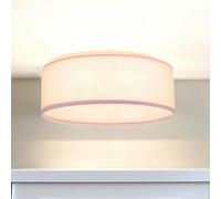 Lámpara para Habitación Infantil Rosa Tela Ø 38CM Redondo Plano 4x E27 Blendarm