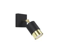 Lámpara para Leer Pared Negro Oro B: 8CM Metal Ajustable GU10 Luz Interior