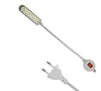 Lámpara para Máquina de Coser, Costura LED Ahorro de Energía, Luz Protección Ocular, Cuello de Cisne Ajustable, 110-250V para Hogar y Taller Industrial