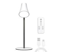 Lámpara Para Mesita Nocturna | Magnética Recargable con Ajuste de Trescientos Sesenta Grados | Lámpara De Escritorio Regulable Decorativa | Para Estudiar Salón Dormitorio Apartamento Familia Amigos Es