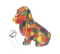 Lámpara para perros, luz nocturna para perros,Luz de escritorio LED de resina | de escritorio para el hogar, pintado a mano, decoración conmemorativa para niños, amante de los animales do