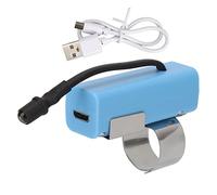 Lámpara para Recoger Orejas Pulgar Pequeño con Chips de Luz de Brillo Moderado Recargable Lámpara para Excavar Orejas(Gris)