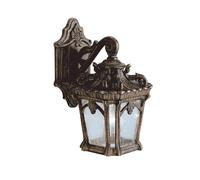 Lámpara Pared Antiguo Aluminio Exterior IP44 Vintage Opulento Amelia Haustür