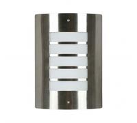 Lámpara Pared Exterior IP44 E27 Acero Inox. Plano E27 Moderno Entrada Puerta de