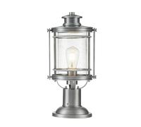 Quintiesse Booker lámpara de pie para exteriores 1x60 W transparente-aluminio QN-BOOKER3-M-IA