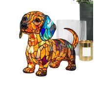 Lámpara perro - Luz guardería decoración luminosa resina retro infantil habitación dormitorio aula ambiente noche diseño adorable cálida nocturna niños lámpara