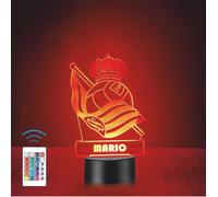 Lámpara Personalizada Equipos Fútbol. Regalos Originales Cumpleaños Infantiles.Regalos para Hombres, Día del Padre. Diseño Escudo Real Madrid de Metacrilato (Real Sociedad)