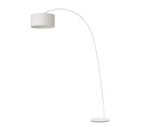 Lampara pie de salon Faro Barcelona Papua 68462Blanco