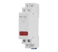 Lámpara piloto LED de CA 230V con fijación de riel DIN para monitoreo de energía en sistemas de control de procesos industriales (rojo)
