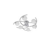 Lampara Plafon 6 luces modelo Conil color Cromo FABRILAMP