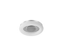 Abrila Paris Blanco / Plata - Plafón Moderno 48W + 16W