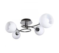 Lampara plafon metal color cromo serie umbria 63.8cm 42.2 cm