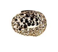 Lampara plafon metal color dorado serie narisa 46cm