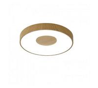 Lampara plafon metal color marron serie coin 50cm