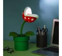 Paladone Lámpara Piraña Super Mario Bros - Lámpara LED Oficial con Cabeza Móvil, 33cm, Funciona con USB