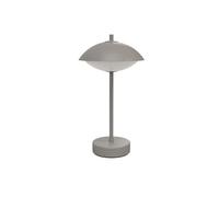 Fritz Hansen Lámpara de mesa portátil Clam 31 cm Nine grey
