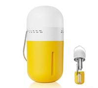 Lámpara portátil de agua salada, 10 horas de tiempo de funcionamiento por recarga, no requiere carga, linterna para camping, interrupción, kit de supervivencia de huracanes (amarillo)