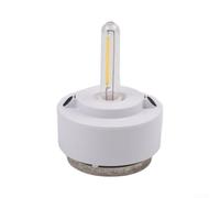 Lámpara portátil de agua salada de 80 lúmenes, luz sin batería para camping, senderismo, kits de supervivencia para huracanes, preparación para cortes de energía, linterna LED compacta blanca, no